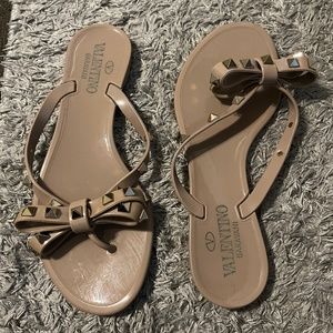 Valentino jelly flip flops